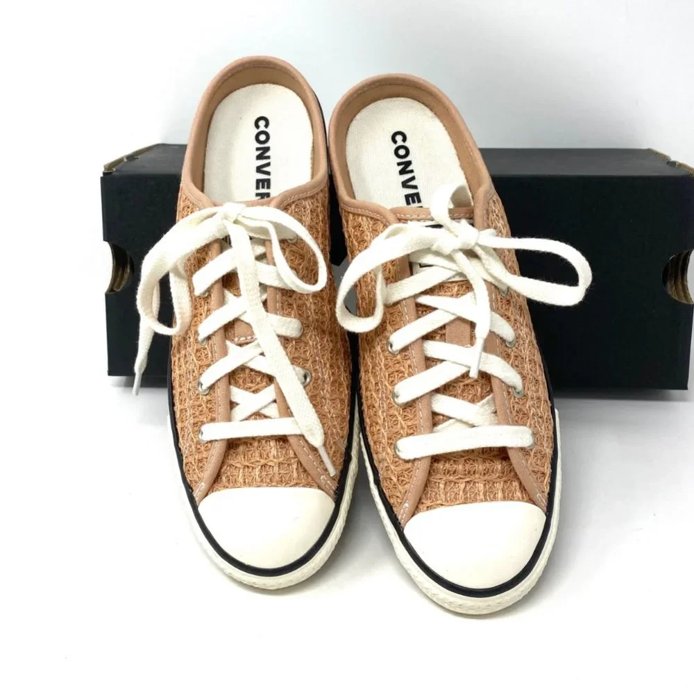 Converse Womens Size 571899C CTAS Dainty Mule Slip Vachetta Beige Canvas Sneaker - Picture 6 of 12